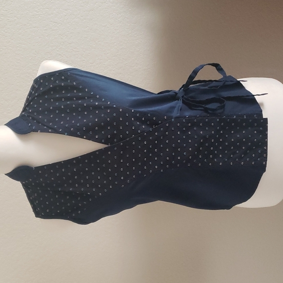 Plains & Prints Tops - PLAINS & PRINTS KIMONO TOP IN NAVY BLUE / SIZE S